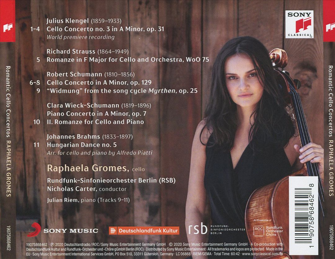 Klengel, Schumann: Romantic Cello Concertos cover art