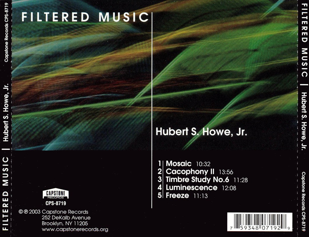 Hubert S. Howe, Jr.: Filtered Music cover art