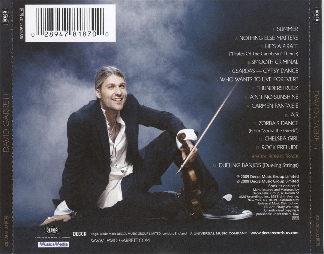 David Garrett cover art