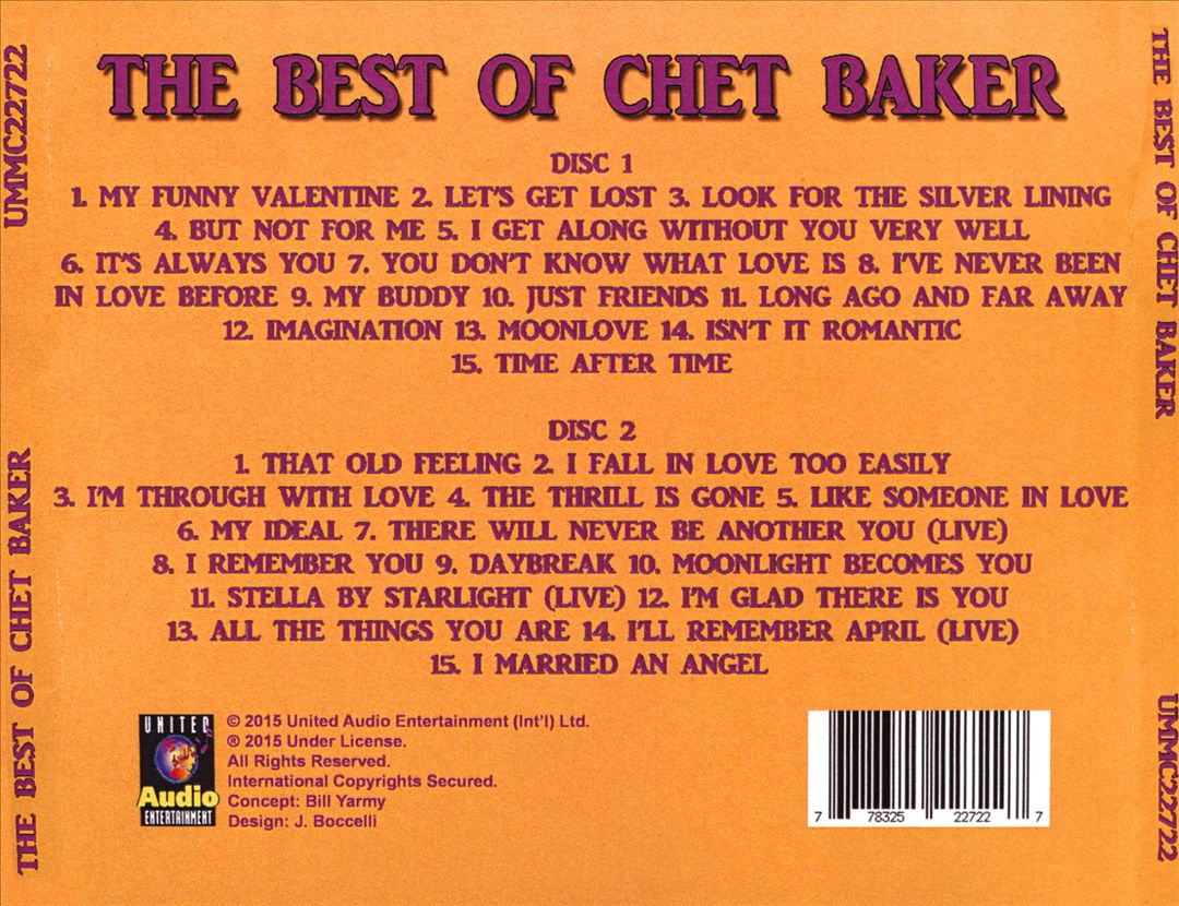 Best of Chet Baker cover art