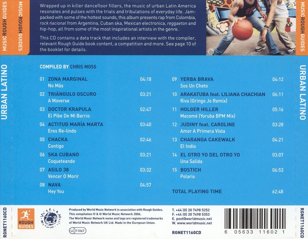 Rough Guide to Urban Latino cover art