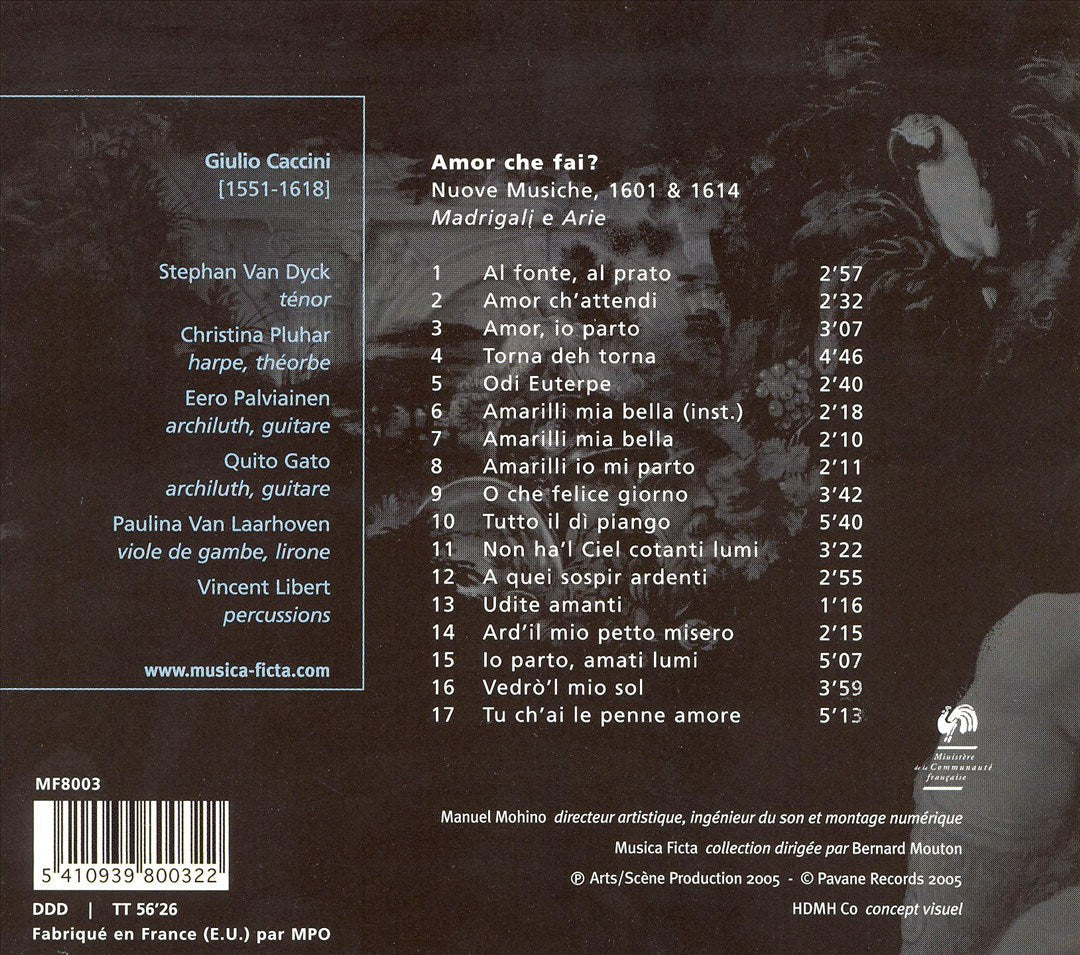 Caccini: Amor che fai? cover art