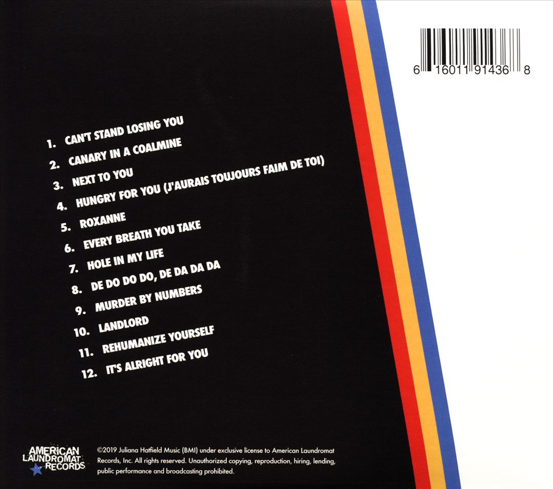 Juliana Hatfield Sings the Police cover art