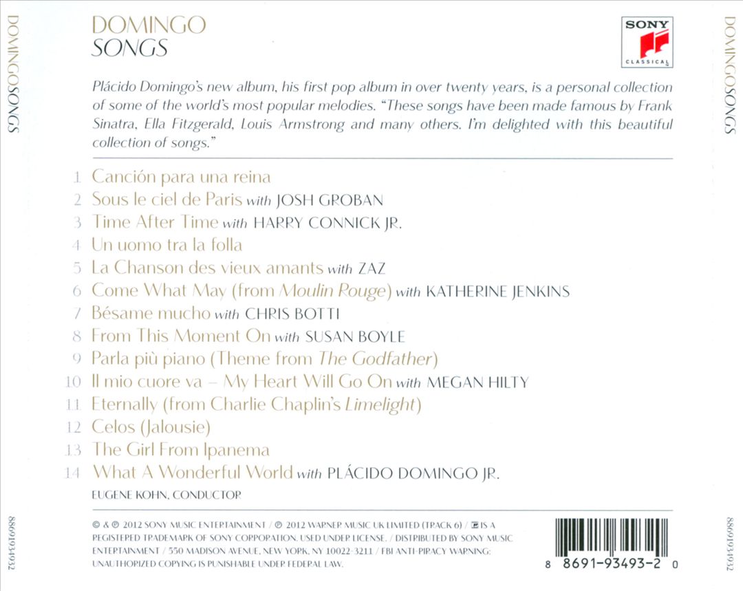 Songs cover art