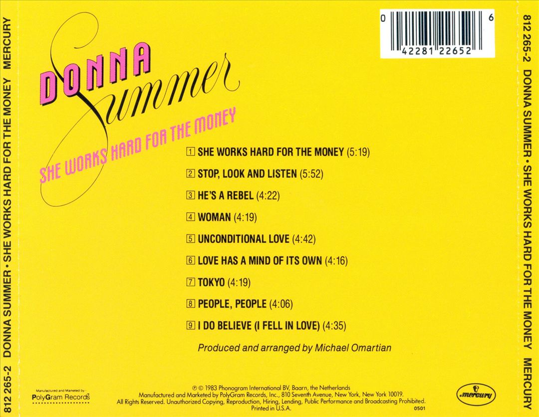 She Works Hard for the Money cover art
