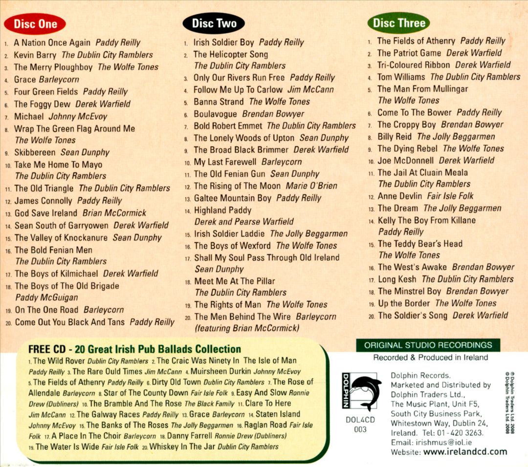 60 Greatest Irish Rebel Songs cover art