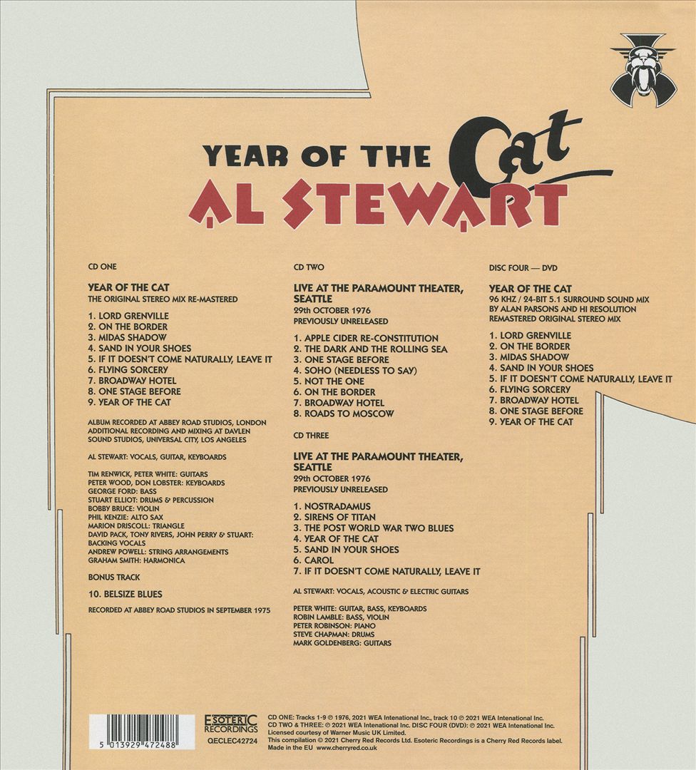 Year of the Cat [45th Anniversary Deluxe Edition] cover art