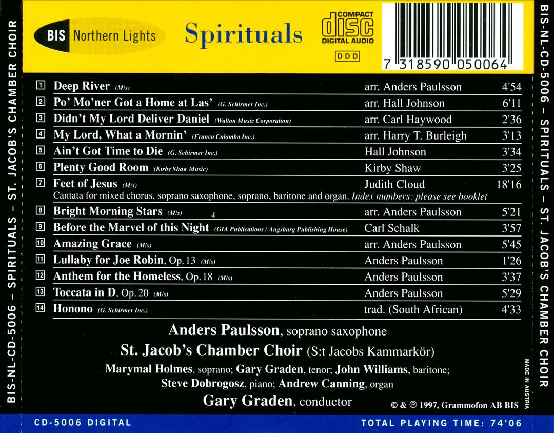 Spirituals cover art