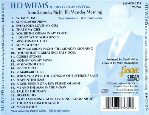 From Saturday Night 'Til Monday Morning cover art