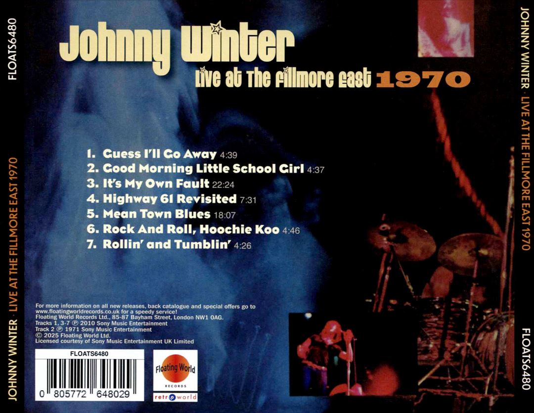 Live at the Fillmore East 1970 cover art