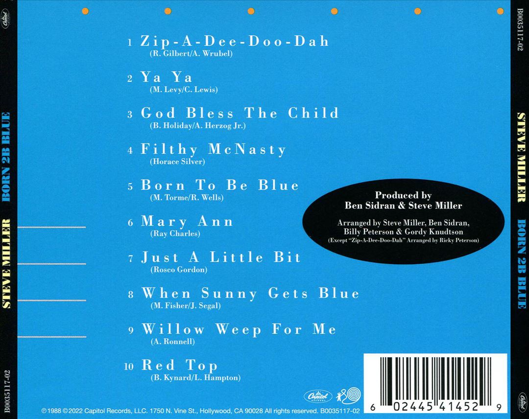 Born 2 B Blue cover art