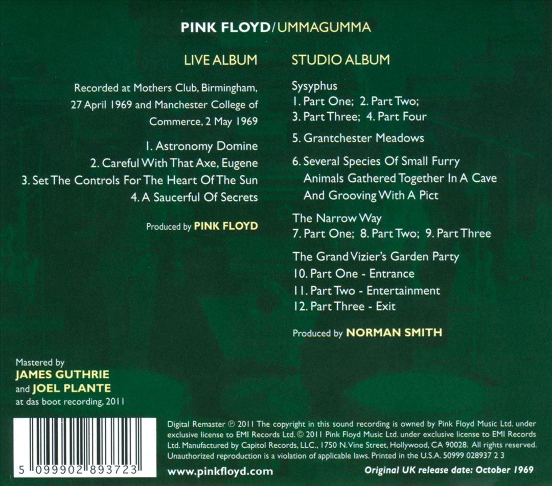 Ummagumma cover art