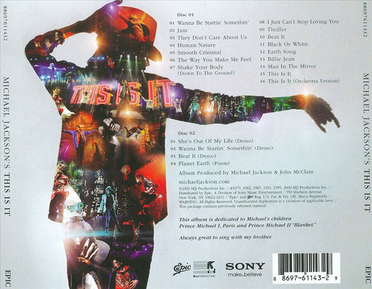 Michael Jackson's This Is It cover art