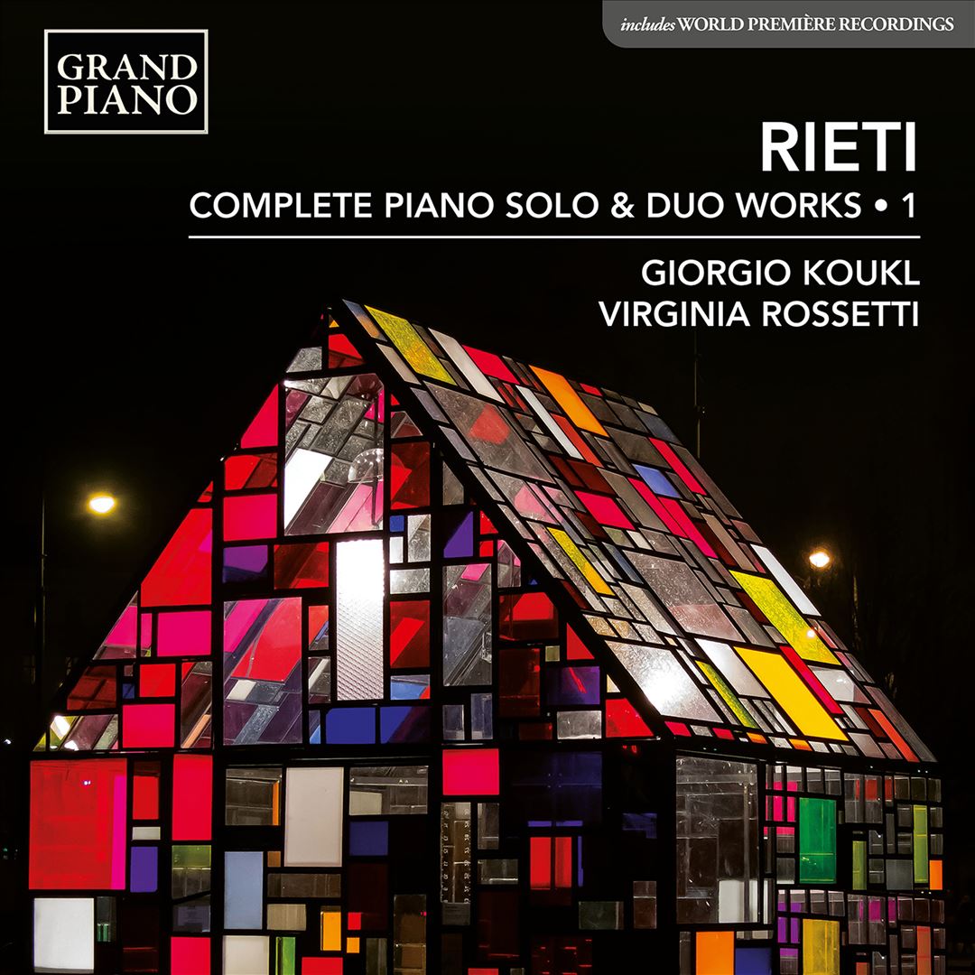 Rieti: Complete Piano Solo & Duo Works, Vol. 1 cover art