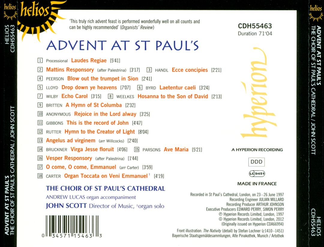 Advent at St. Paul's cover art