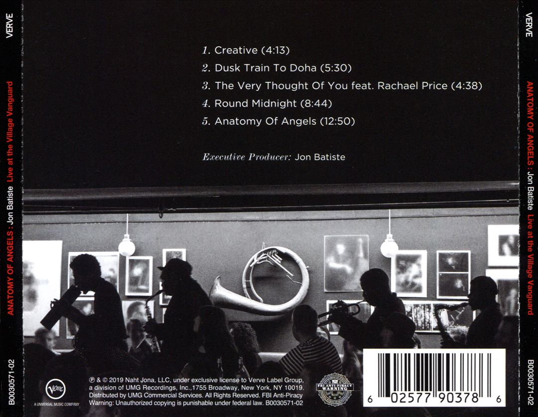 Anatomy of Angels: Live at the Village Vanguard cover art