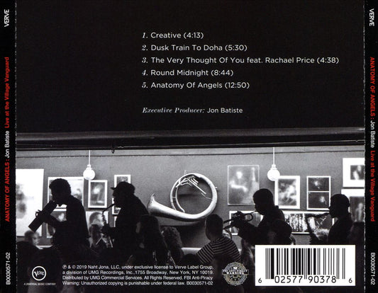 Anatomy of Angels: Live at the Village Vanguard cover art
