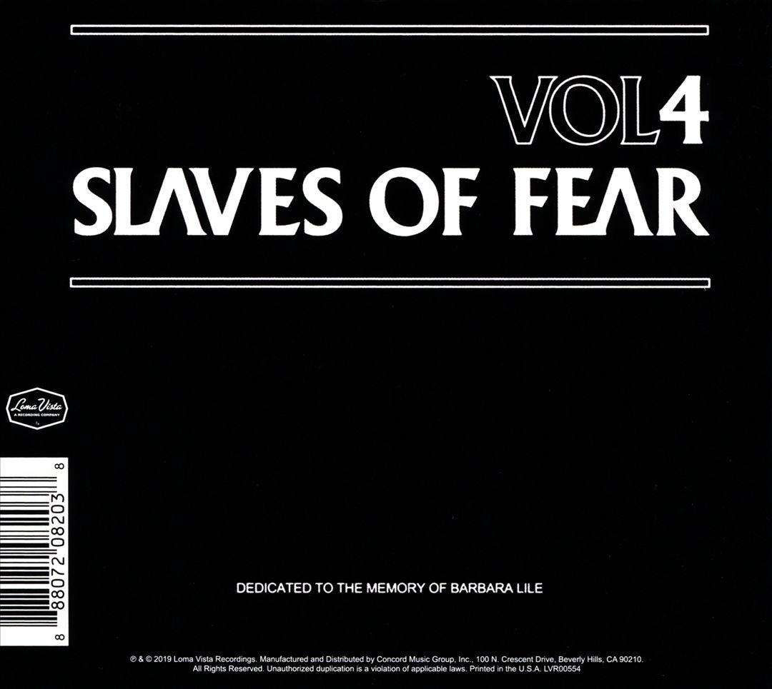 Vol. 4 :: Slaves of Fear cover art