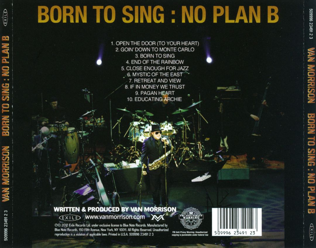 Born to Sing: No Plan B cover art