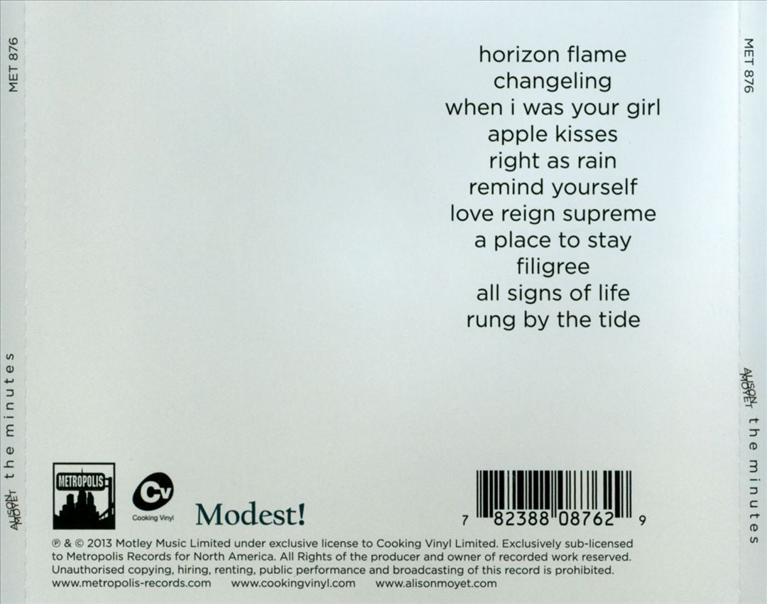 Minutes cover art