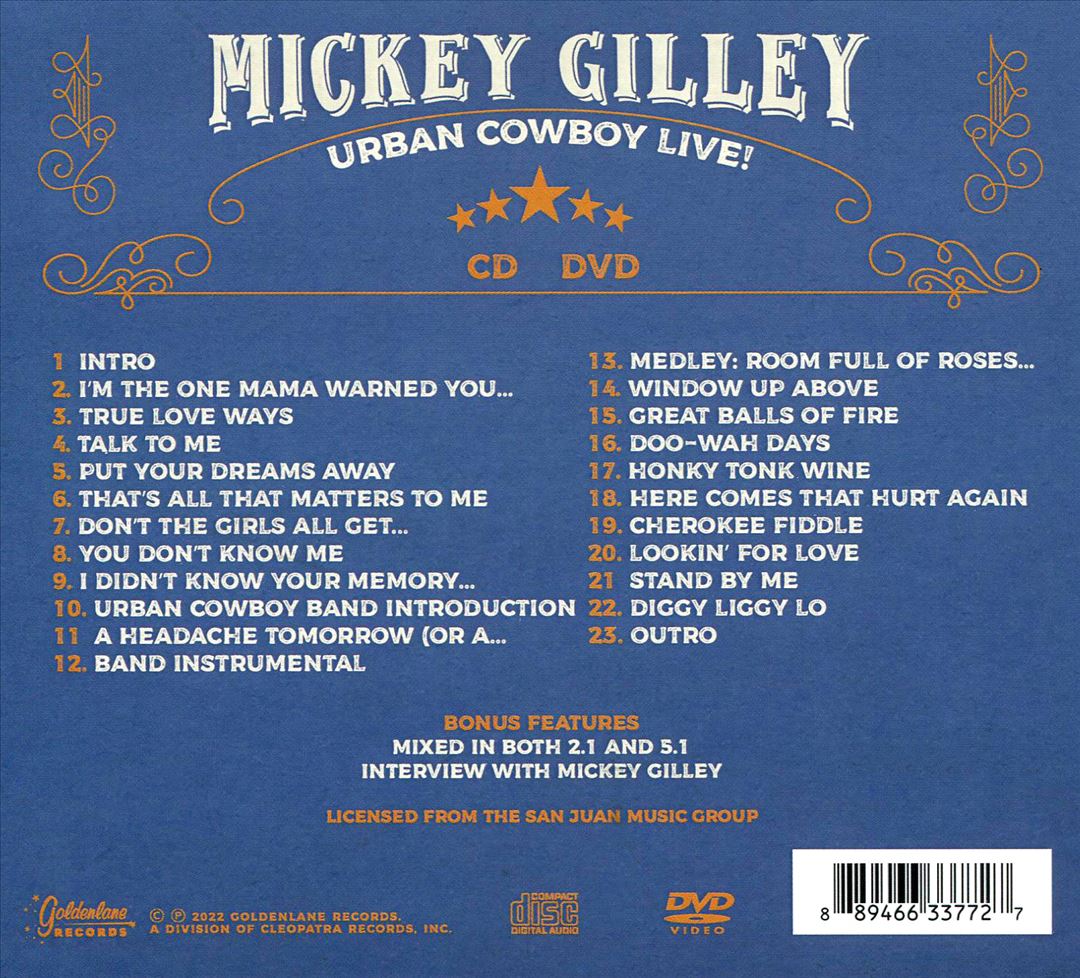 Urban Cowboy Live cover art