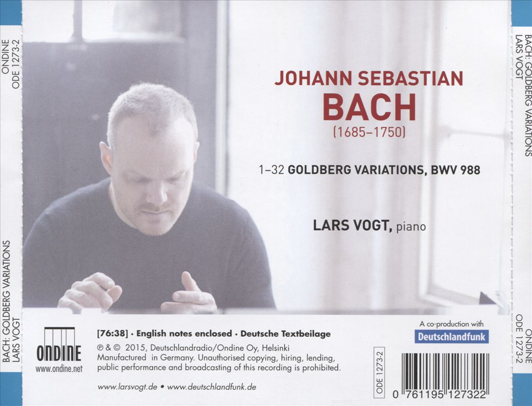 Bach: Goldberg Variations cover art