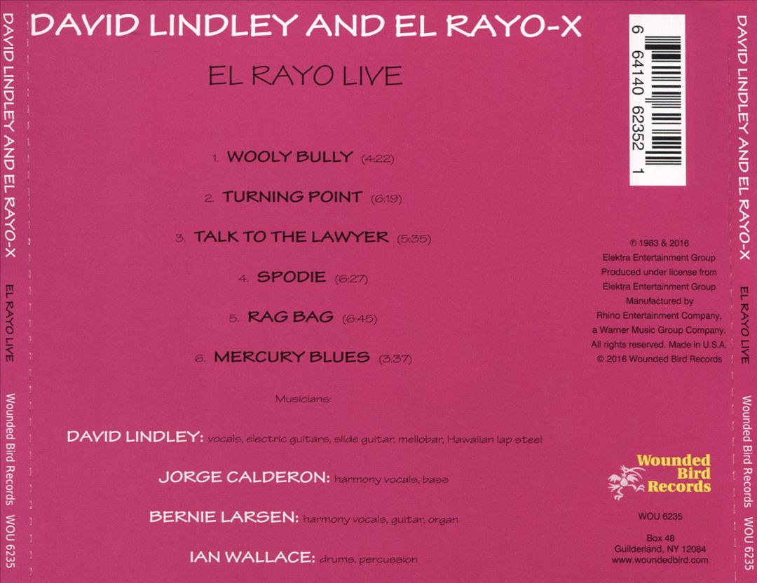 El Rayo Live cover art