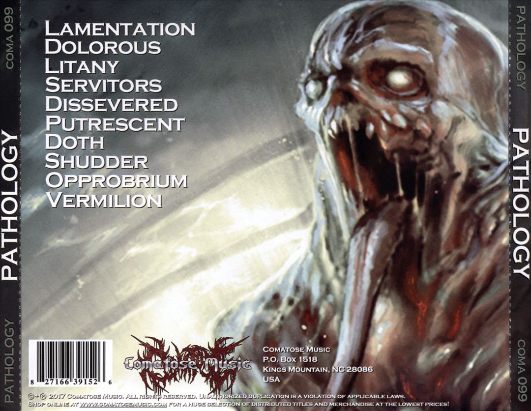 Pathology cover art
