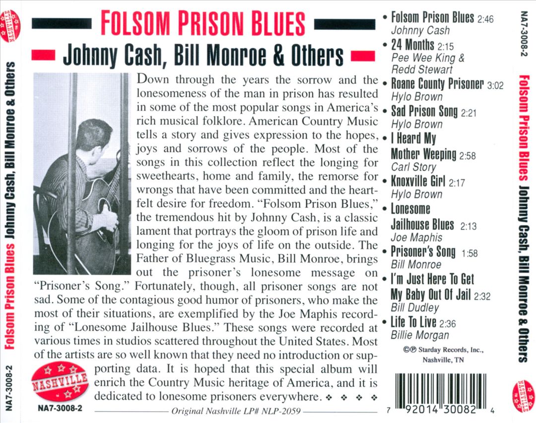 Folsom Prison Blues cover art