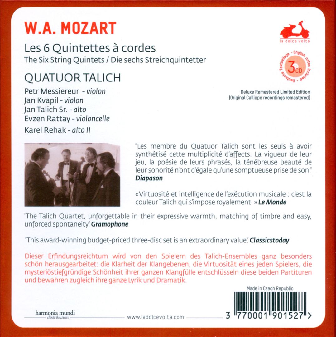 Mozart: The Six String Quintets cover art