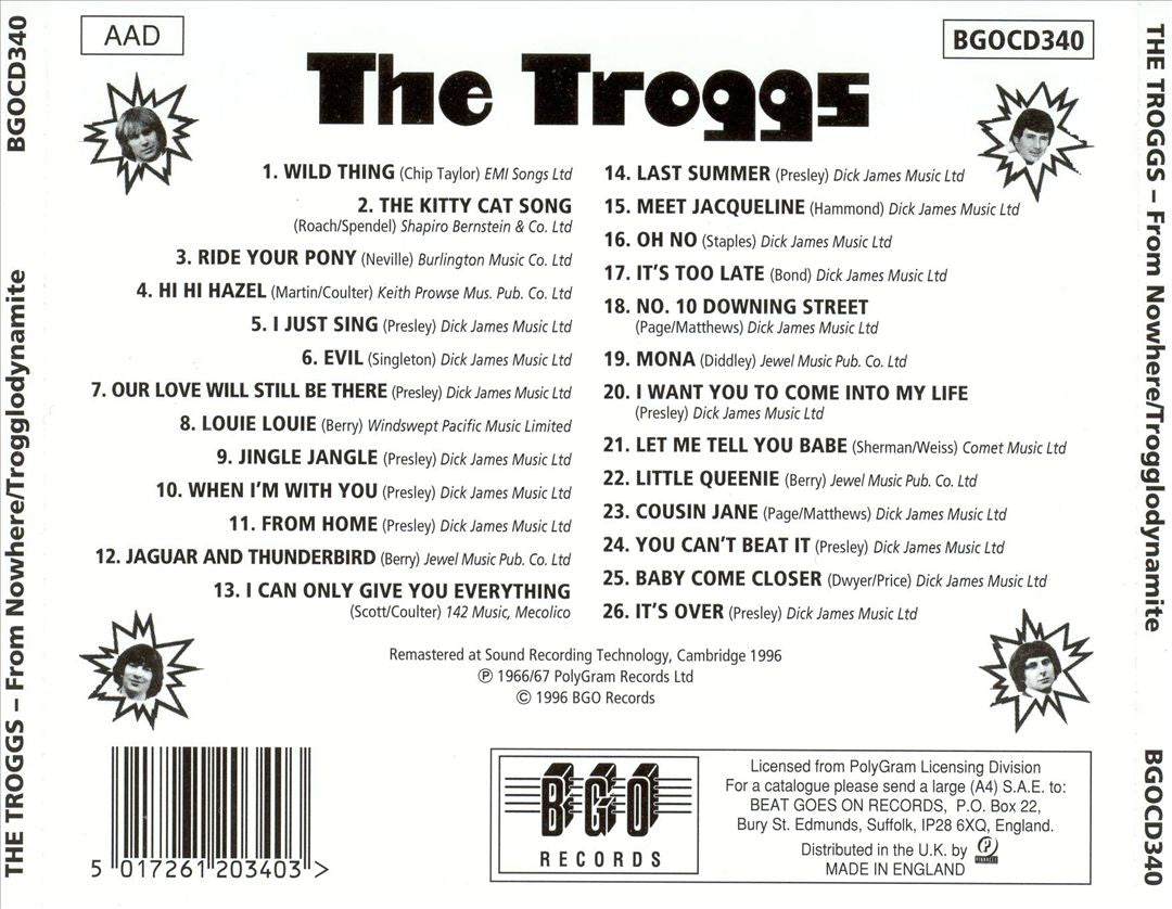 From Nowhere/Trogglodynamite cover art