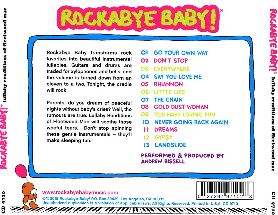 Lullaby Renditions of Fleetwood Mac cover art