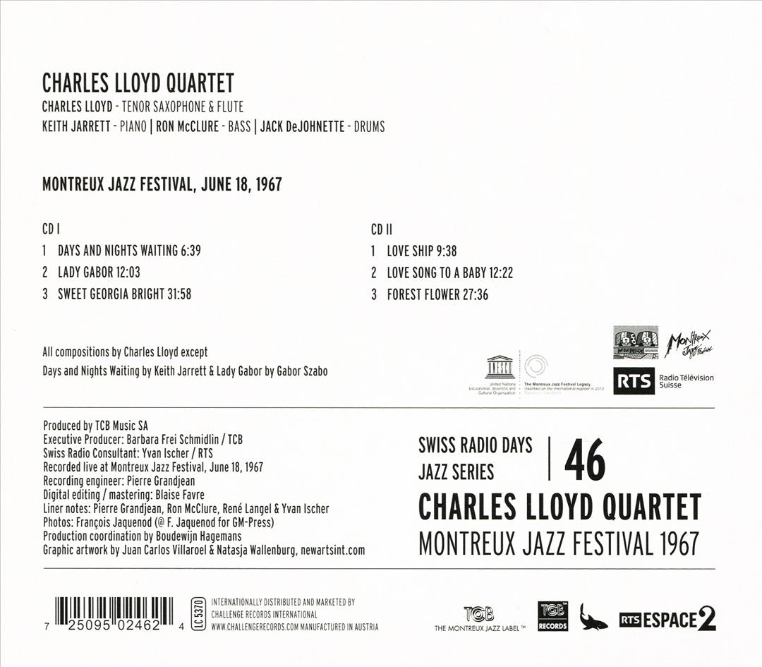 Swiss Radio Days Jazz Series Vol. 46/Charles Lloyd Quartet cover art