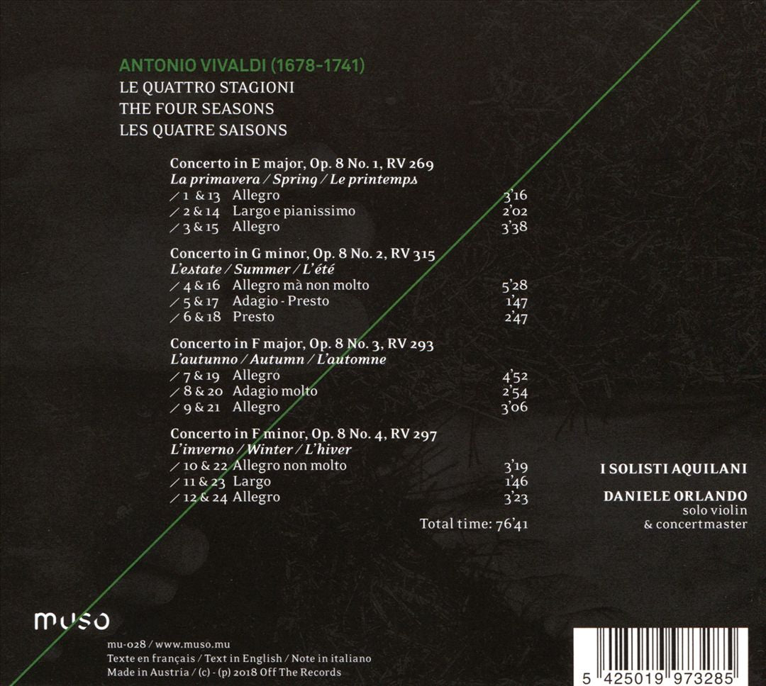 Vivaldi: Le Quattro Stagioni cover art