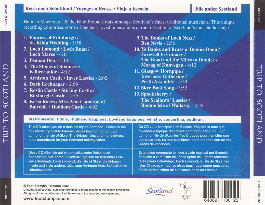 Trip to Scotland: 30 Great Scottish Tunes cover art