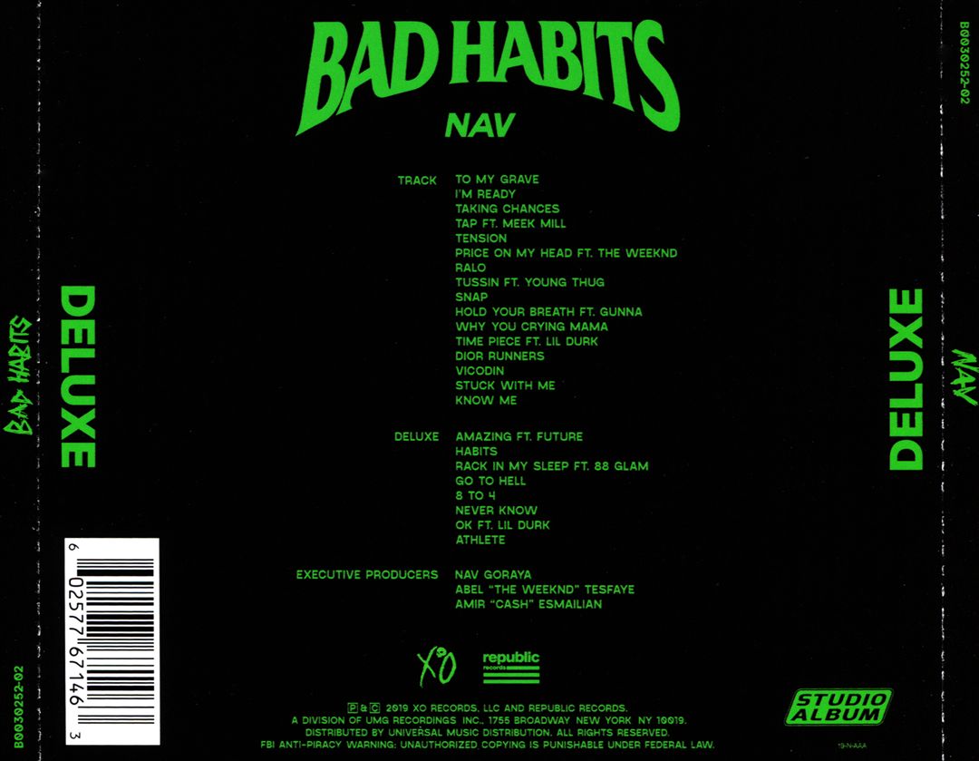 Bad Habits [Deluxe Edition] cover art