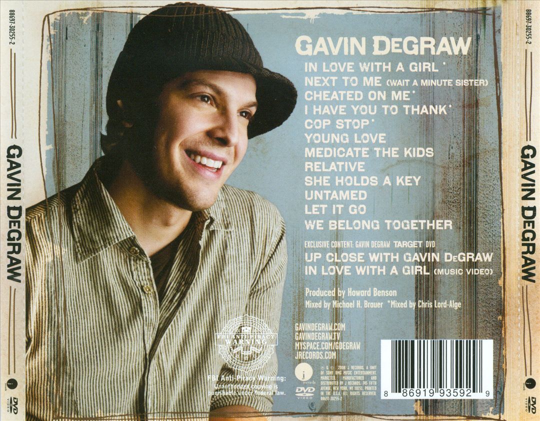 Gavin DeGraw cover art