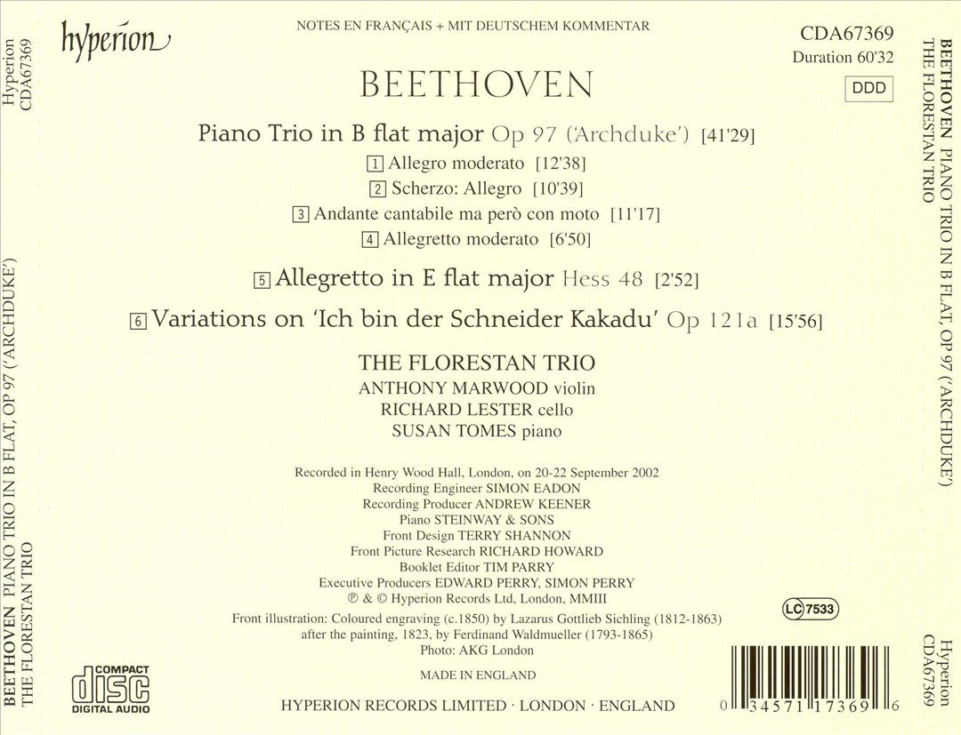 Beethoven: The Complete Music for Piano Trio, Vol. 2 cover art