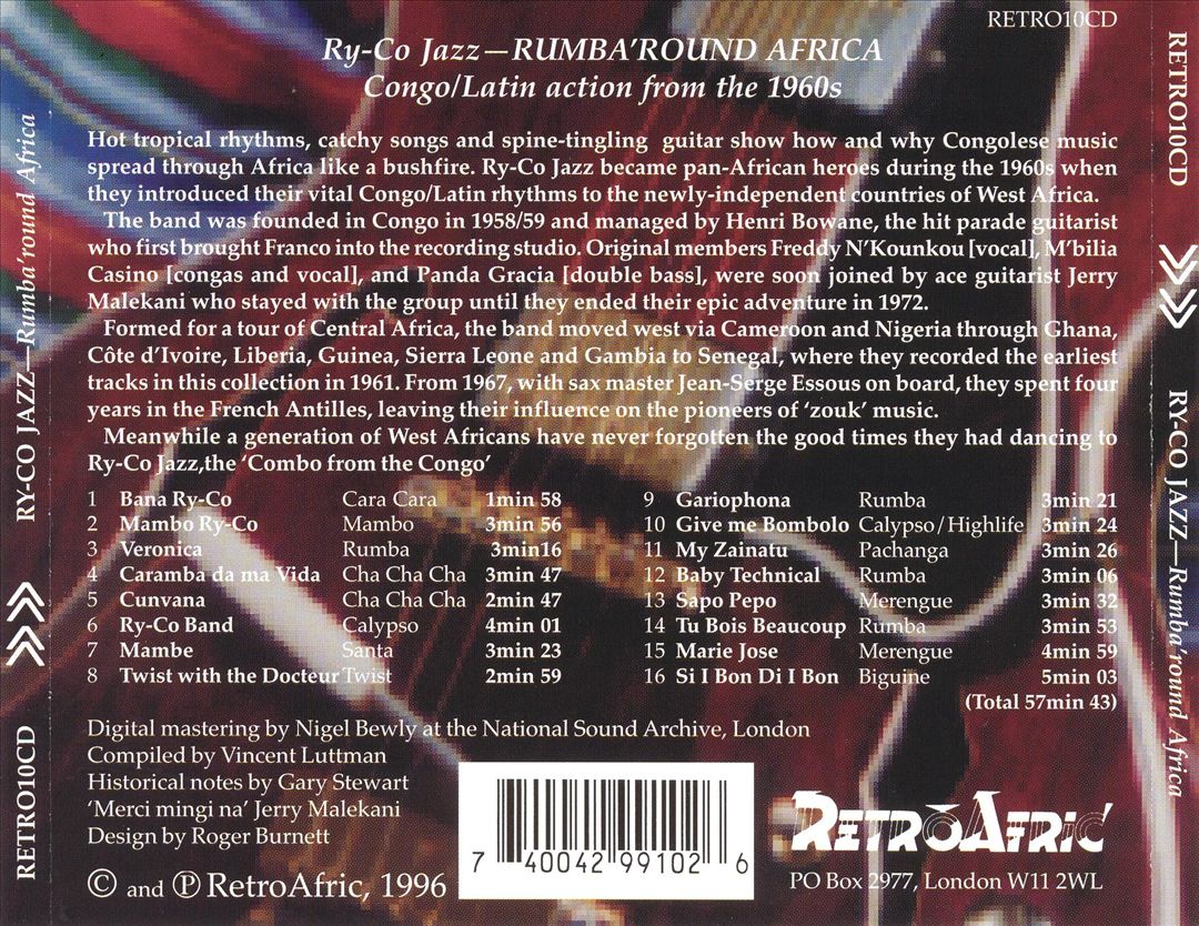 Rumba 'Round Africa cover art