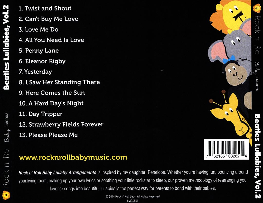 Beatles Lullabies, Vol. 2 cover art