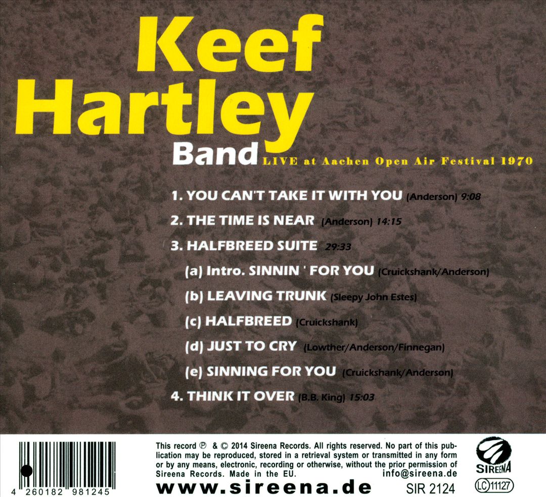Live At Aachen Open Air Festival 1970 cover art