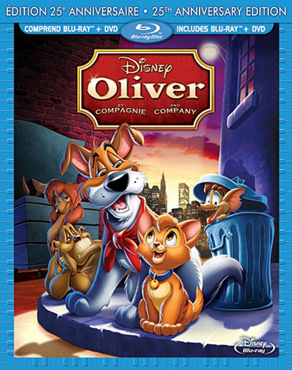 Oliver and Company [Bilingual] [Blu-ray/DVD] cover art