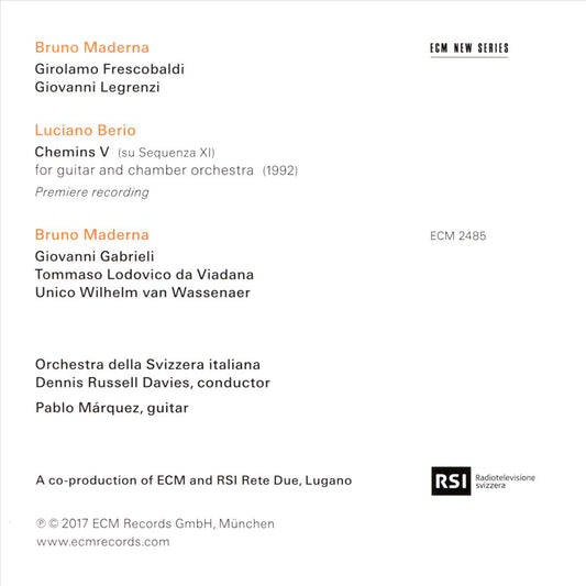 Now, and Then: Bruno Maderna, Luciano Berio cover art