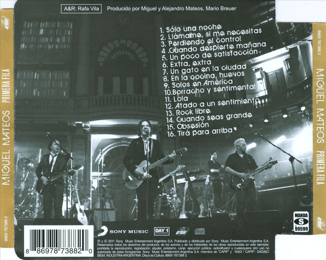 Primera Fila cover art