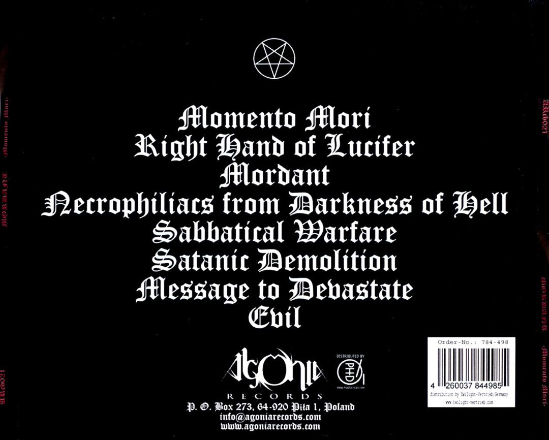 Memento Mori cover art