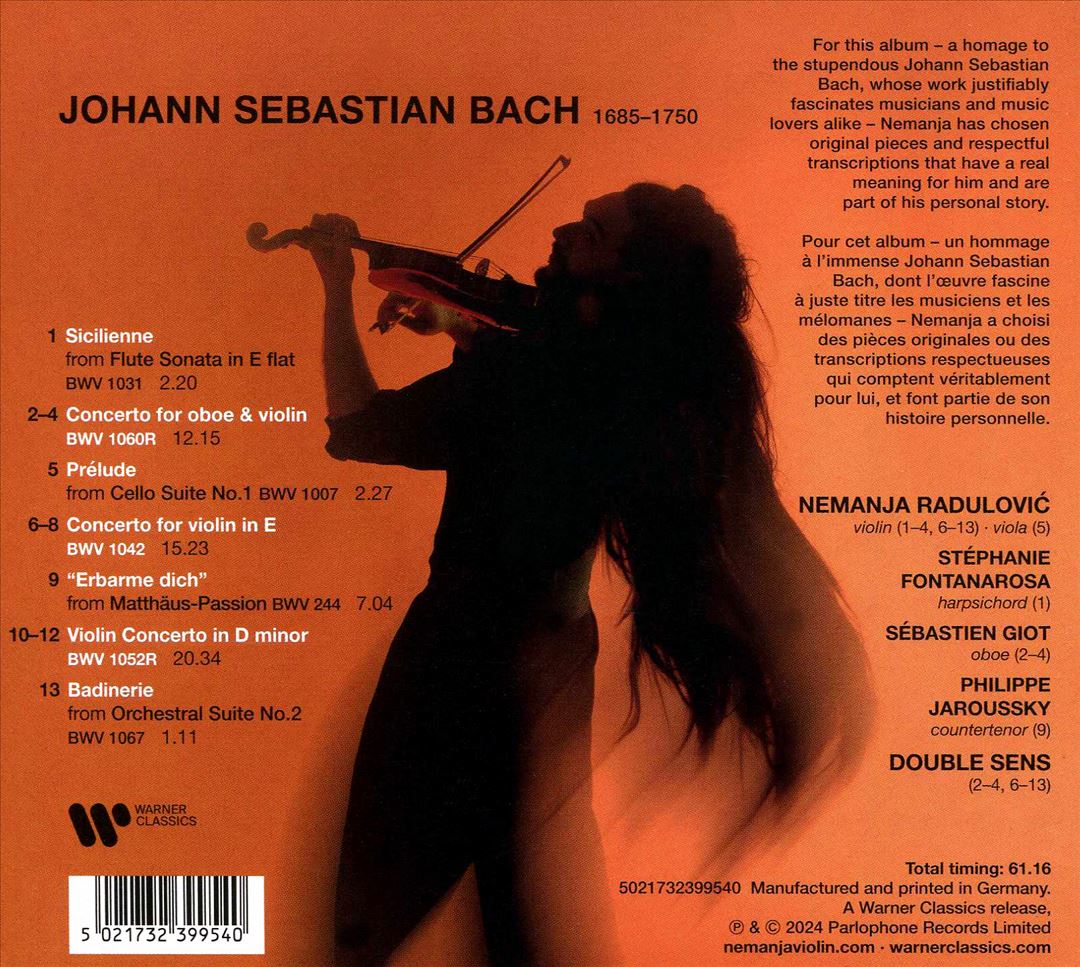 J.S. Bach cover art