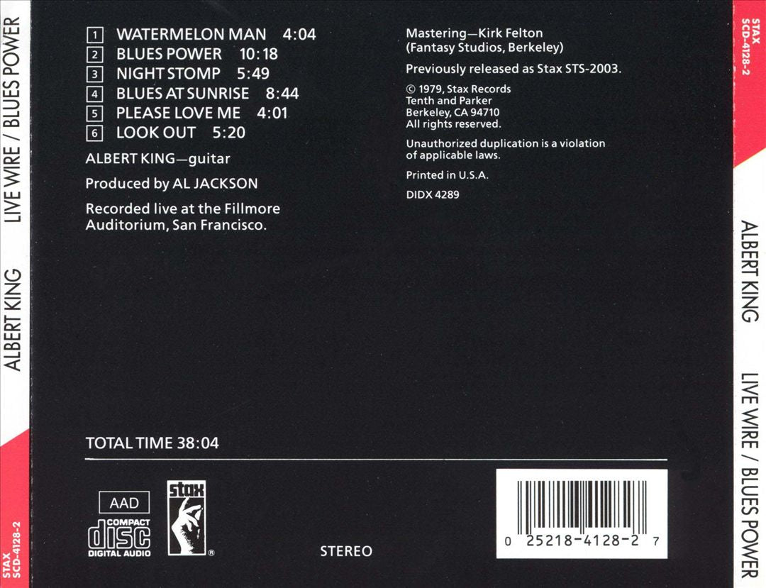 Live Wire/Blues Power cover art