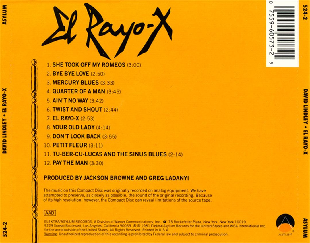 Rayo-X cover art