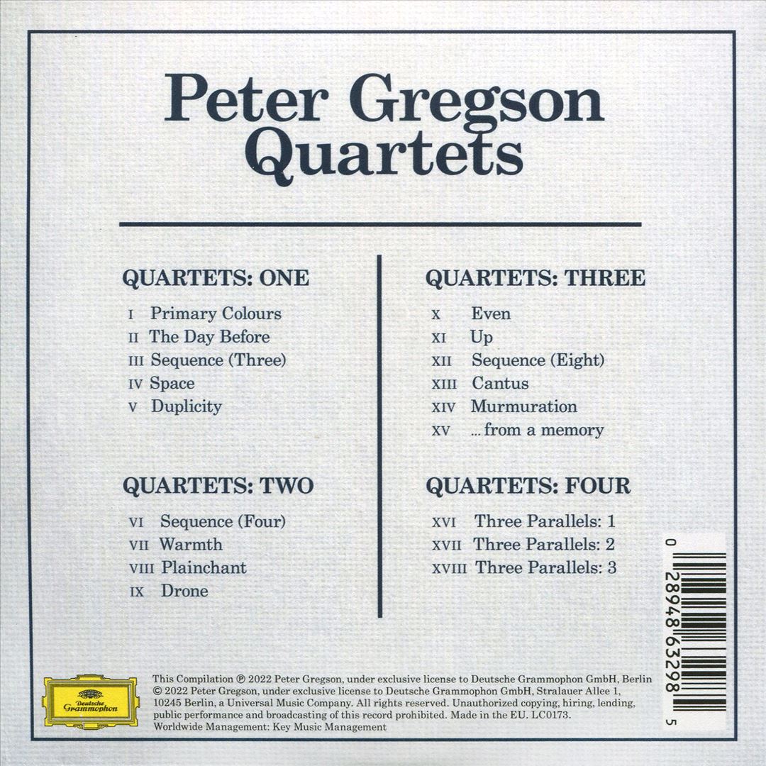 Quartets: One-Four [Deluxe CD] cover art