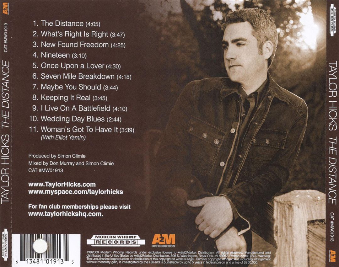 Distance cover art